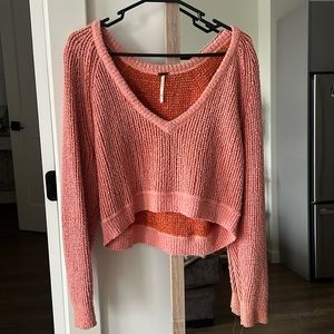 Free people cropped sweater